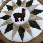 alfombra alpaca estrella